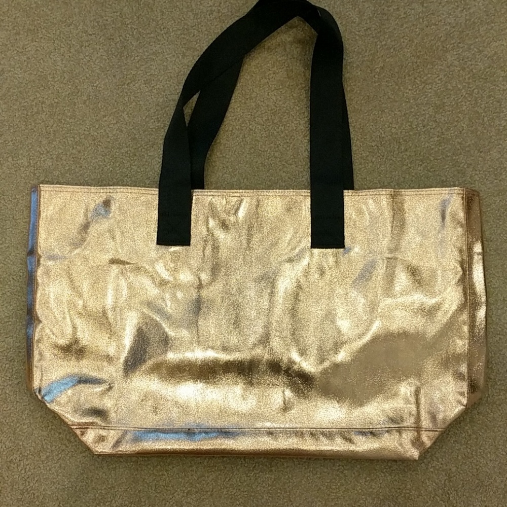 New Victoria Secret Pink bronze large tote - Picture 2 of 2